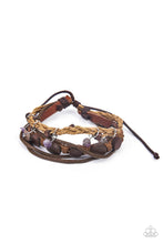 Load image into Gallery viewer, Urban Brown Leather Bracelet 
